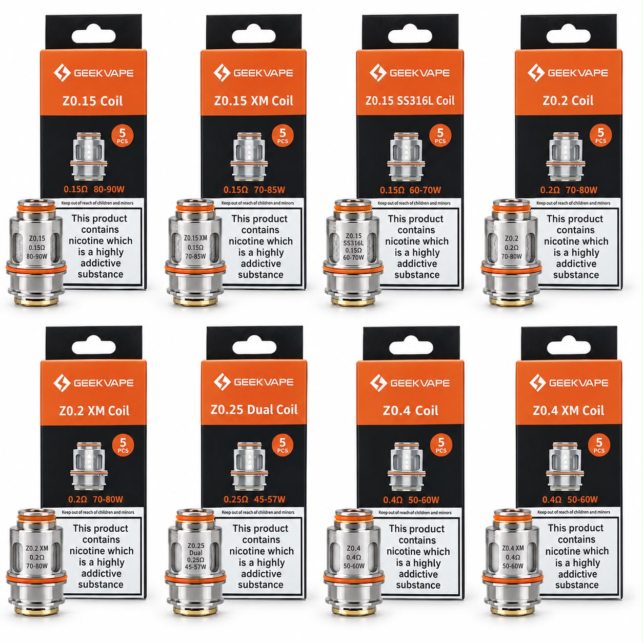Geekvape Z Series Replacement Vape Coils | Mesh Coil Pack