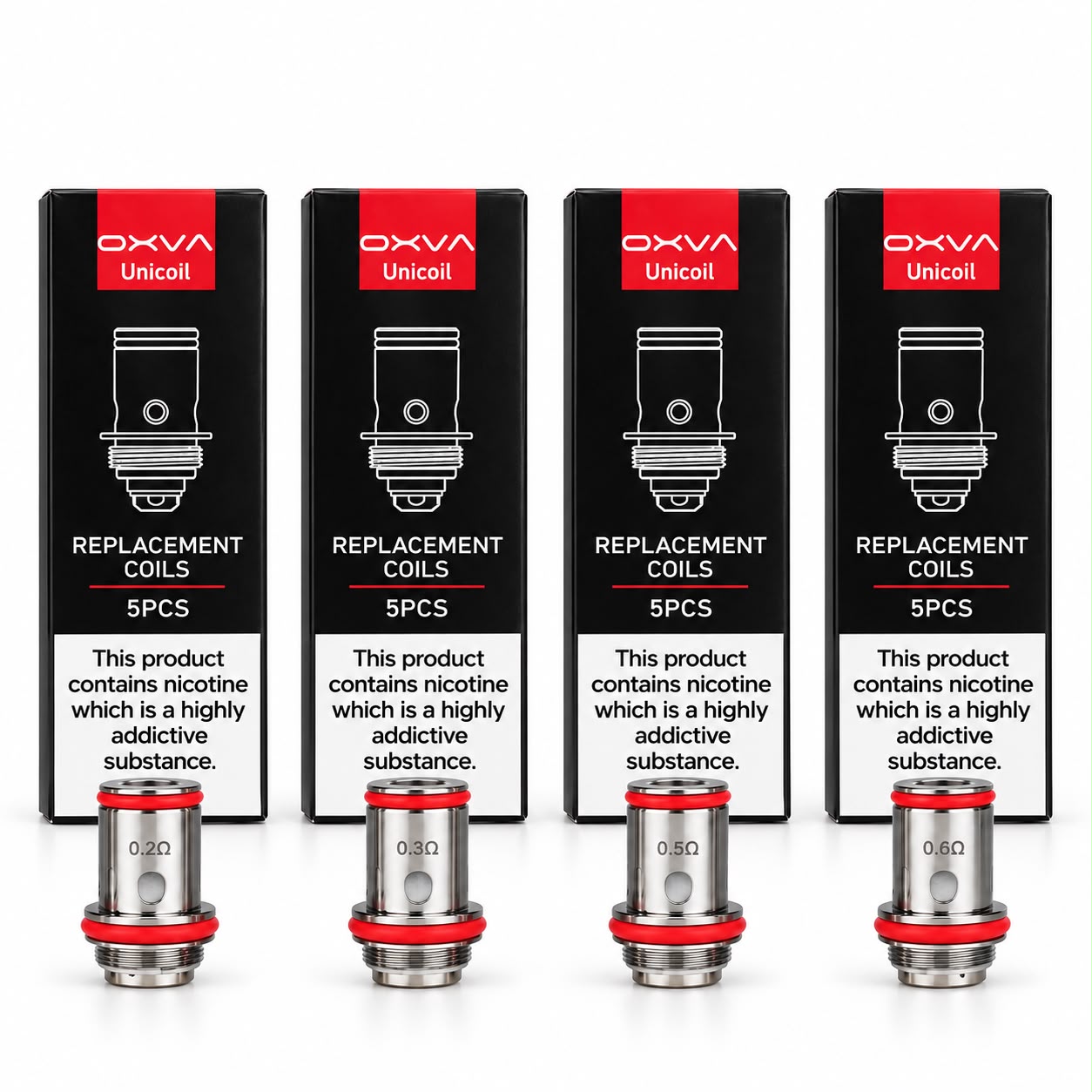 OXVA Unicoil Replacement Vape Coils | Mesh Coil Pack