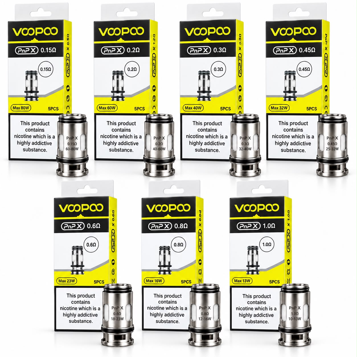 VOOPOO PnP X Replacement Vape Coils | Mesh Coil Pack