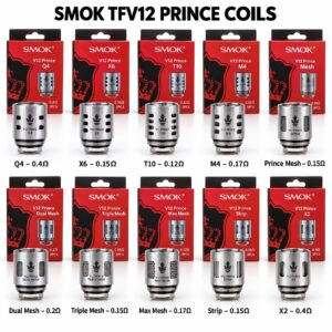 SMOK TFV12 Prince Replacement Vape Coils | Mesh Coil Pack
