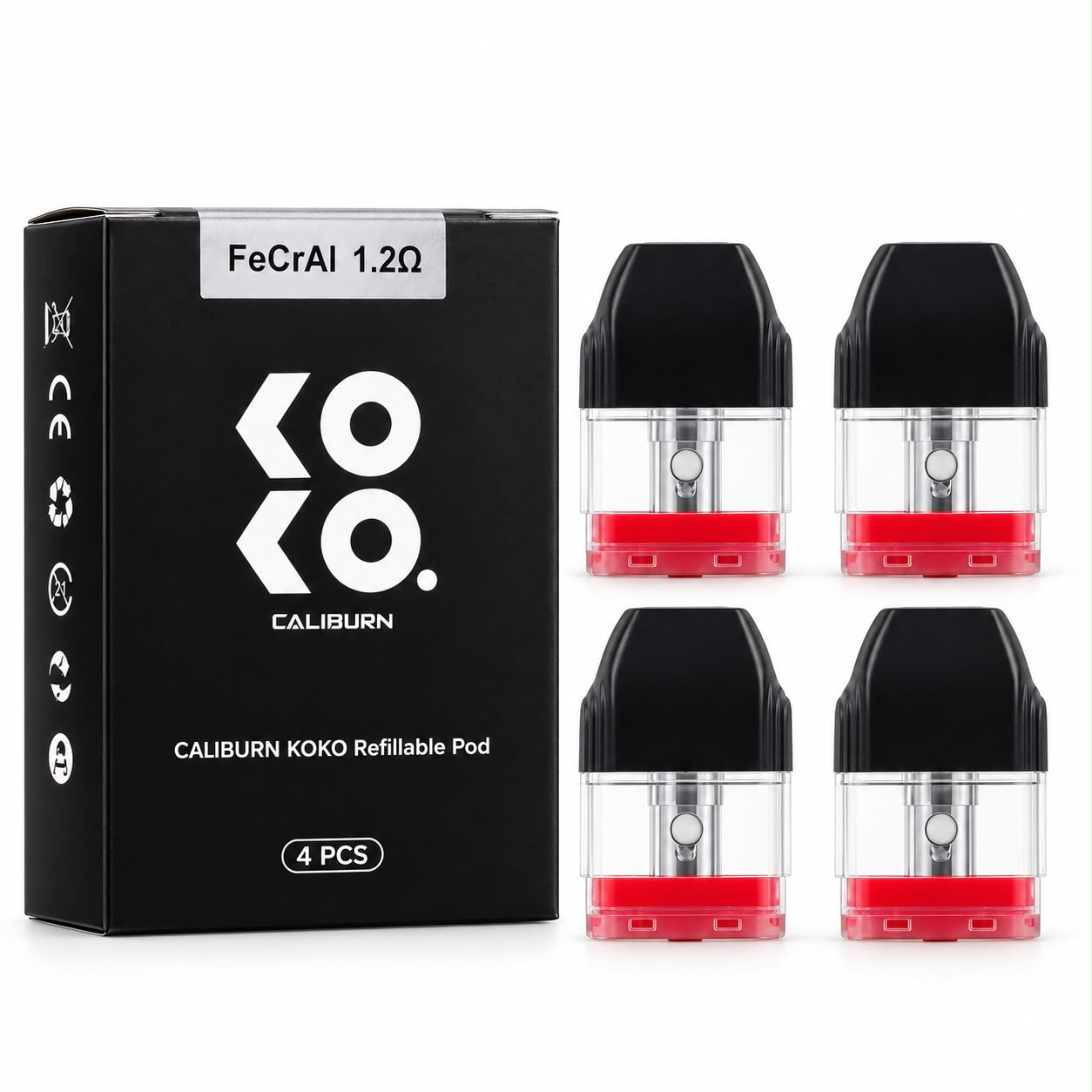 UWELL Caliburn KOKO Replacement Pods | Refillable Vape Cartridges