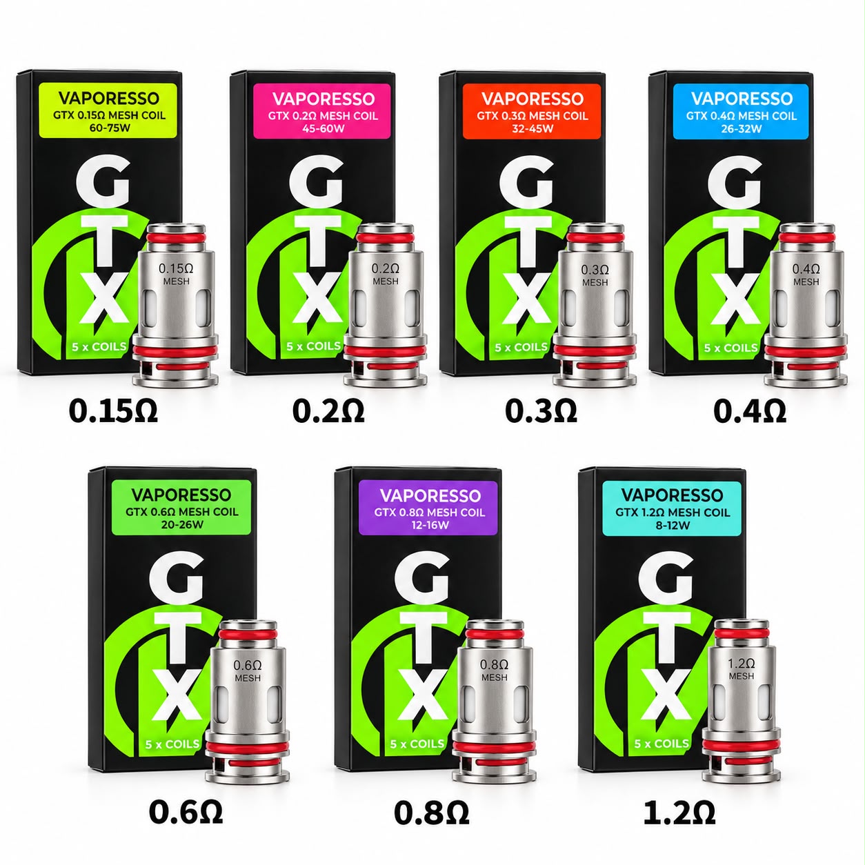 Vaporesso GTX Replacement Coils | Mesh Vape Coils