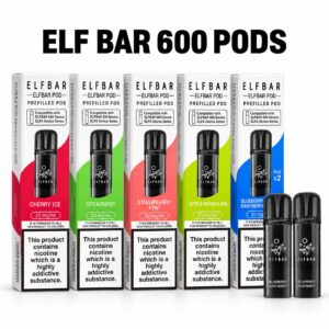 ELFBAR 600 Replacement Prefilled Pods | 600 Puffs 2 Pack