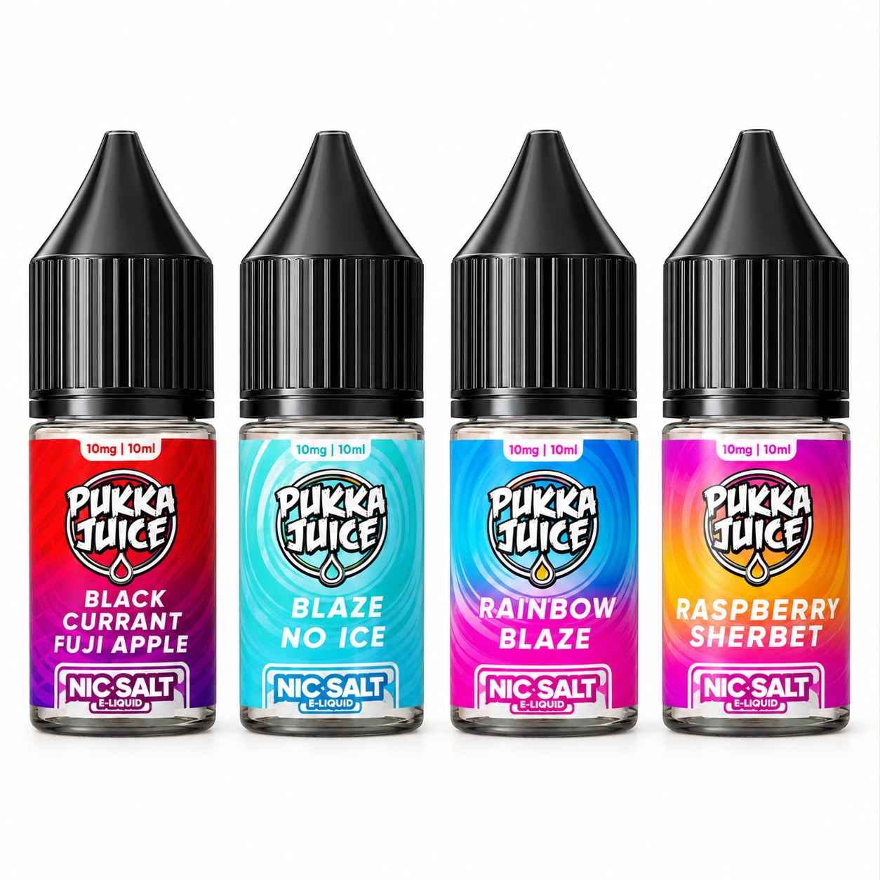 Pukka Juice Nic Salts 10ml E-Liquid | 10mg & 20mg | 50VG/50PG | Multiple Flavours