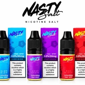 Nasty Nic Salts 10ml E-Liquid | 10mg & 20mg | Multiple Flavours | Vape Juice UK