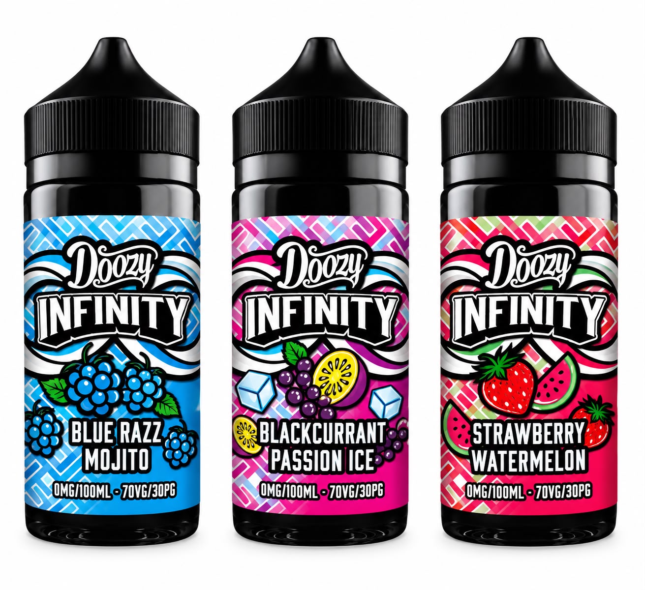 Doozy Infinity 100ml Shortfill E-Liquid | 0mg | 70VG/30PG | Free Nic Shot