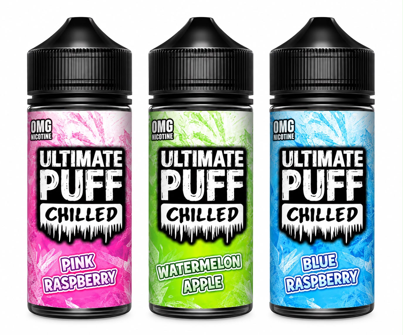 Ultimate Puff Chilled 100ml Shortfill E-Liquid | 0mg | 70VG/30PG | Free Nic Shot