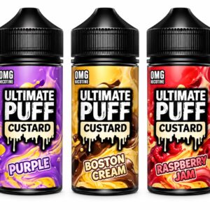 Ultimate Puff Custard 100ml Shortfill E-Liquid | 0mg | 70VG/30PG | Free Nic Shot