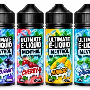 Ultimate Menthol 100ml Shortfill E-Liquid | 0mg | 70VG/30PG | Free Nic Shot