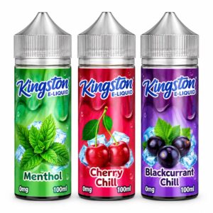 Kingston Chill 100ml E-Liquid | 0mg | 50/50 VG/PG | Free Nic Shot
