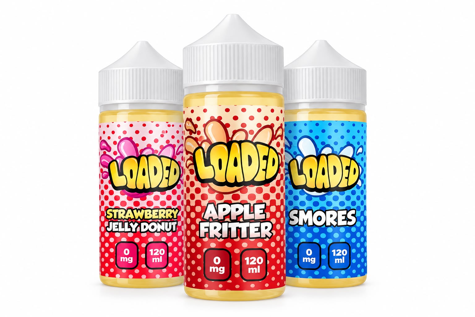 Loaded 100ml Shortfill E-Liquid | 0mg | 70VG/30PG | Free Nic Shot