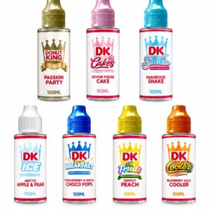 Donut King 100ml Shortfill E-Liquid | 0mg | 70VG/30PG | Free Nic Shot